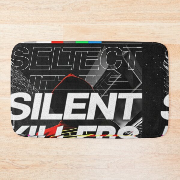 Item preview, 90s Streetwear Design with 'SILENT KILLERS' Text designed and sold by Raw-Ink.