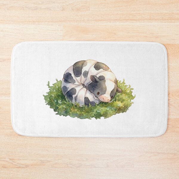 Item preview, Literal Dairy Cow Isopod - Funny Mutant Hybrid Bug on Moss designed and sold by xMErCUrY03x.