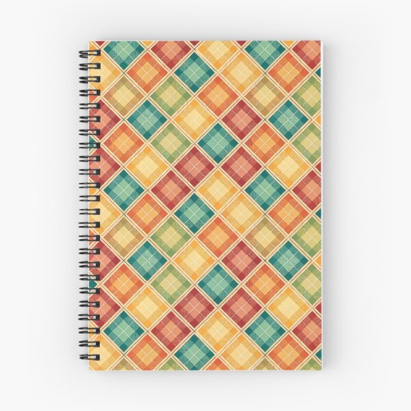 Item preview, Chic checkered pattern with warm colors designed and sold by Merrylands Artshop.