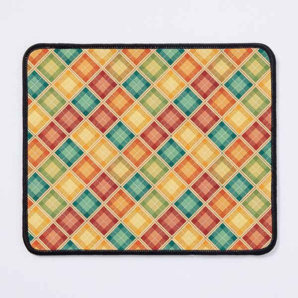 Item preview, Chic checkered pattern with warm colors designed and sold by Merrylands Artshop.
