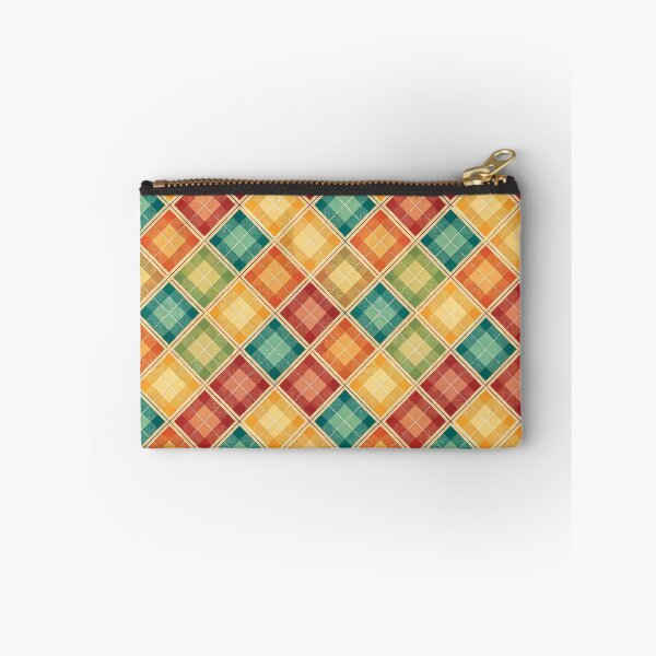 Item preview, Chic checkered pattern with warm colors designed and sold by Merrylands Artshop.