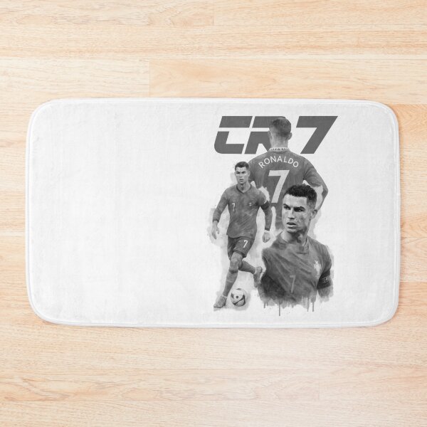 Item preview, CR7 Cristiano Ronaldo illustration ink black white watercolour designed and sold by sabartgunpla.
