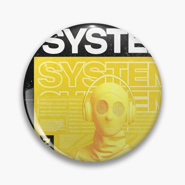 Item preview, Brutalist Chaos: 'SYSTEM ERROR' Glitching Android designed and sold by Raw-Ink.