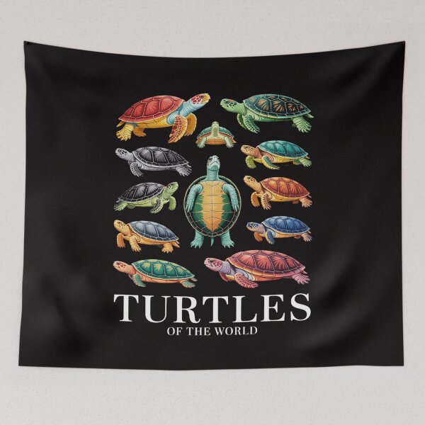 Item preview, Turtles of the World Apparel Turtle Gear Types of Turtle designed and sold by BotboutiquePre.