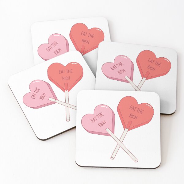 Item preview, Eat the rich cutesy pink lollipops designed and sold by lea-lani.