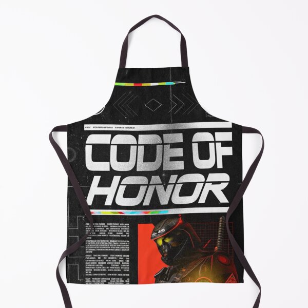 Item preview, Cyberpunk Samurai: 'CODE OF HONOR' Holographic Red designed and sold by Raw-Ink.