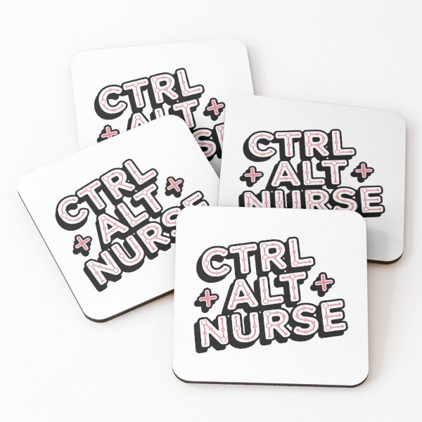 Item preview, Ctrl + Alt + Nurse – Funny Informatics Nurse Tech Humor designed and sold by CuteDesignables.