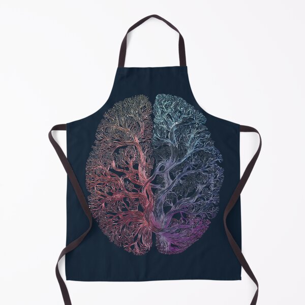 Item preview, Neural Tree Brain — Gradient Anatomical Line Art | Abstract Neurodiversity Design designed and sold by PureBrain.