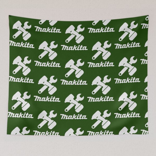 Item preview, Weißes Werkzeuglogo von Makita designed and sold by JasmineLotu.
