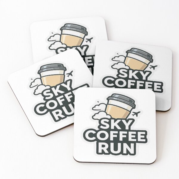 Item preview, Sky Coffee Run Travel Sticker designed and sold by Gscode.