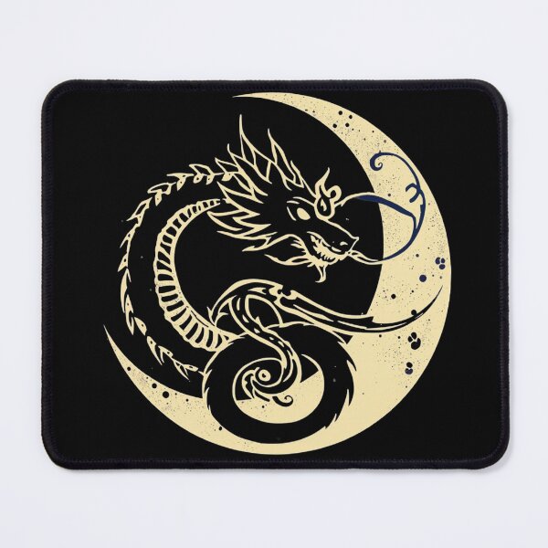 Item preview, Dragon of the Crescent Moon – Ethereal Mythic Design designed and sold by Nuve-ra.