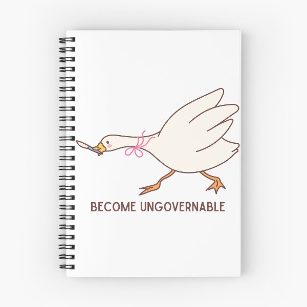 Item preview, Become ungovernable funny goose meme designed and sold by lea-lani.