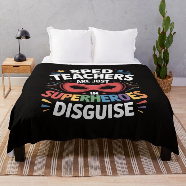Item preview, SPED Teacher Are Just Superheroes Disguise Special Education designed and sold by silladive.