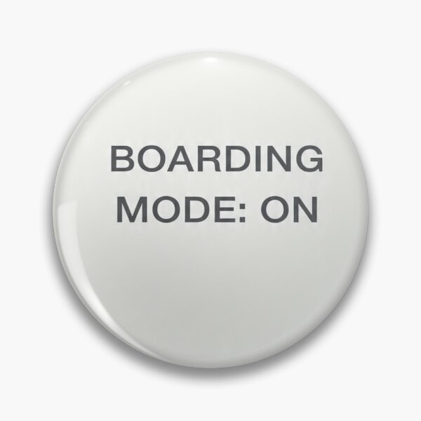Item preview, Boarding Mode On Boarding Pass Sticker designed and sold by Gscode.