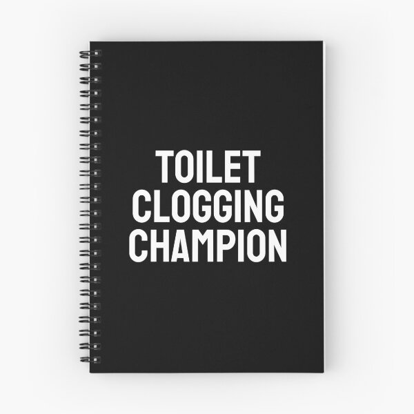 Item preview, Toilet Clogging Champion Funny Bold Humor Design designed and sold by SWETA HALDER.