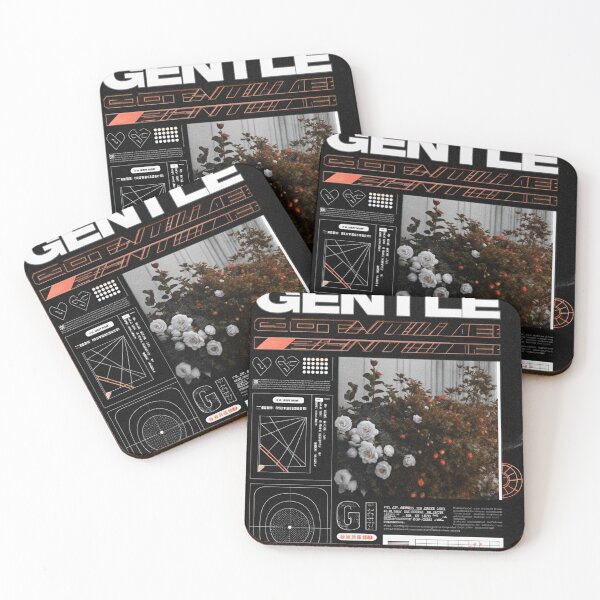 Item preview, GENTLE': Brutalist Collage with Falling Petals designed and sold by Raw-Ink.