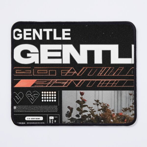 Item preview, GENTLE': Brutalist Collage with Falling Petals designed and sold by Raw-Ink.