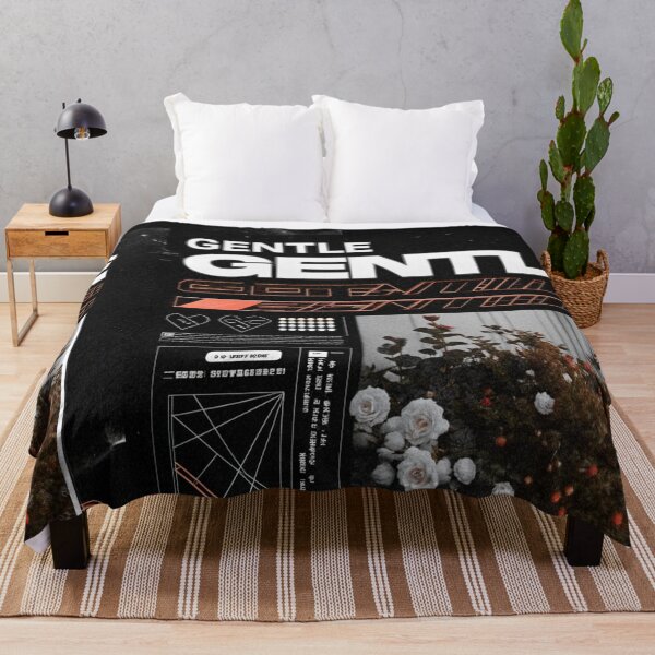 Item preview, GENTLE': Brutalist Collage with Falling Petals designed and sold by Raw-Ink.