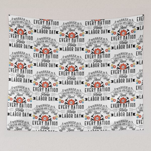 Item preview, Ein Arbeiter ist ein großer Vorteil, glücklicher Tag der Arbeit designed and sold by JasmineLotu.