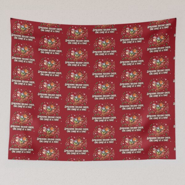 Item preview, Cute Christmas Birds Sleigh – Spreading Holiday Cheer One Chirp at a Time | Funny Winter Holiday Design designed and sold by Soft Strength Studio.