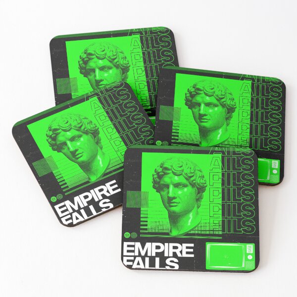 Item preview, EMPIRE FALLS': Glitching Roman Bust on Old TV Screen designed and sold by Raw-Ink.