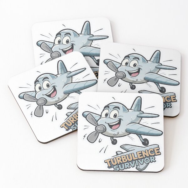 Item preview, Turbulence Survivor Airplane Travel Sticker designed and sold by Gscode.