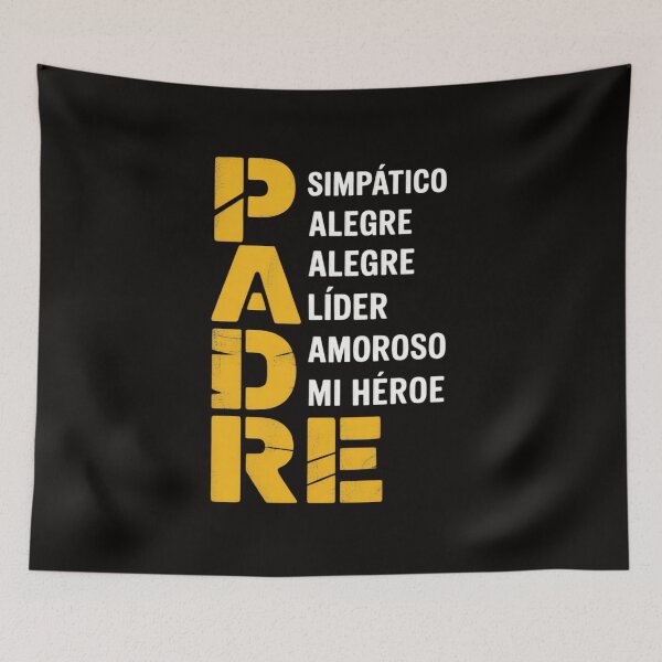 Item preview, Spanish acronym gift for father's day designed and sold by silladive.
