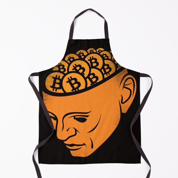 Item preview, Bitcoin Mind Wealth Shirt – Minimalist Crypto Brain Design designed and sold by Silent Stack Co.
