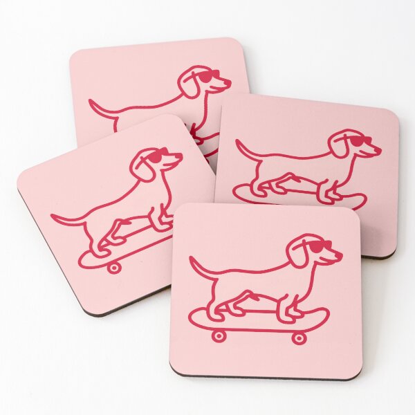 Item preview, Sausage Dog on a Skateboard designed and sold by xiao xuans.