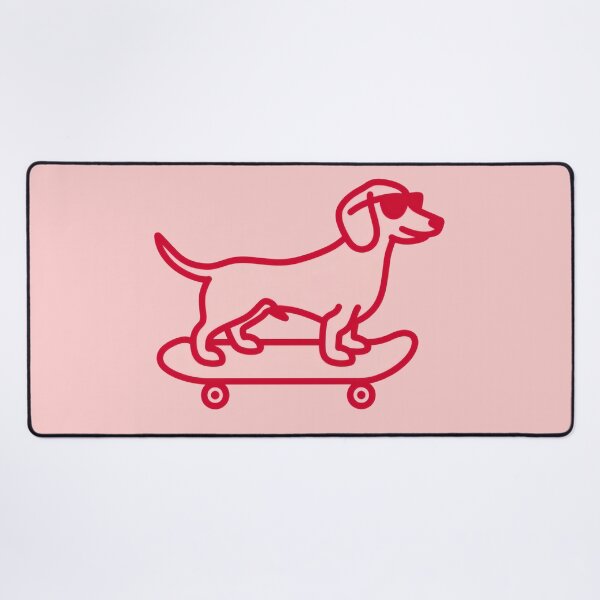 Item preview, Sausage Dog on a Skateboard designed and sold by xiao xuans.