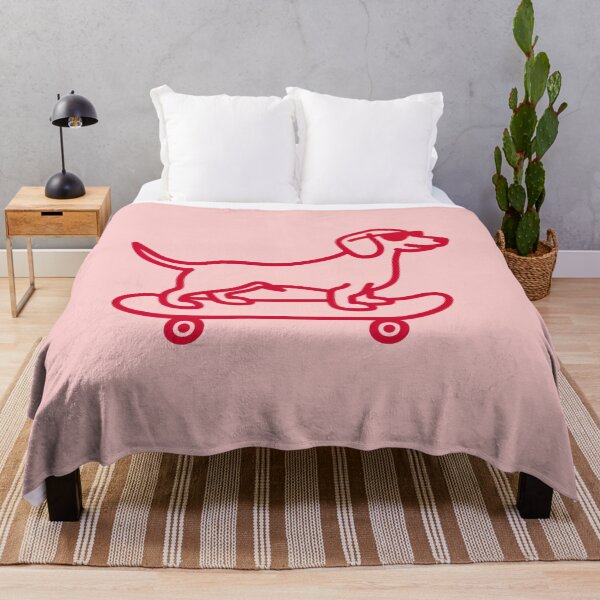 Item preview, Sausage Dog on a Skateboard designed and sold by xiao xuans.
