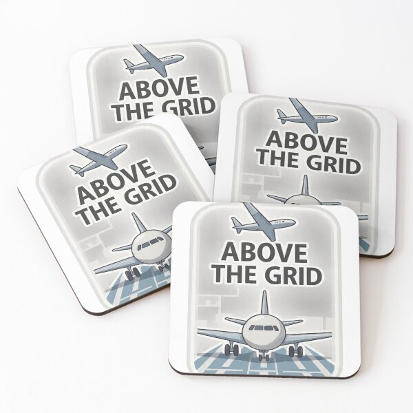 Item preview, Above the Grid City Flight Sticker designed and sold by Gscode.