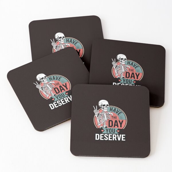 Item preview, Skeleton Have The Day You Deserve Peace Sign Valentine designed and sold by hettingerchaim.