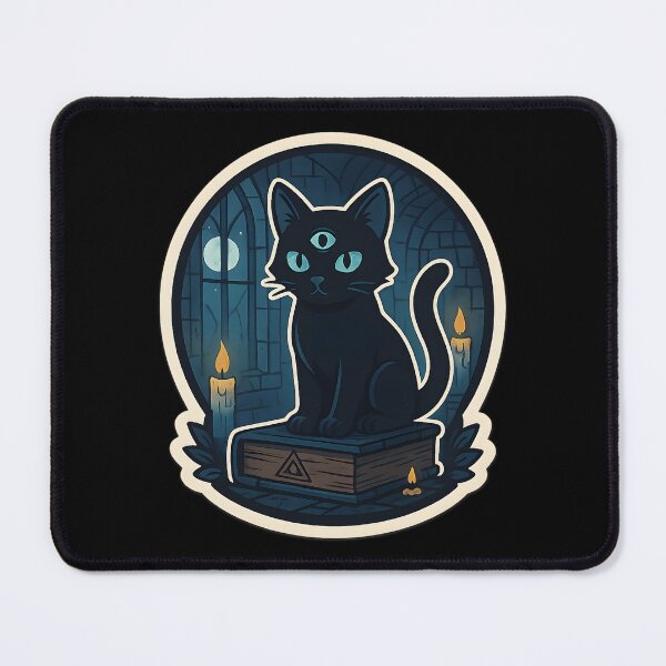 Item preview, Toon Three-Eyed Cat designed and sold by WheatDraft.