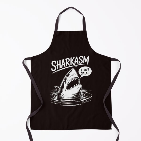 Item preview, Sharkasm I Love Salad Sarcastic Shark designed and sold by hettingerchaim.