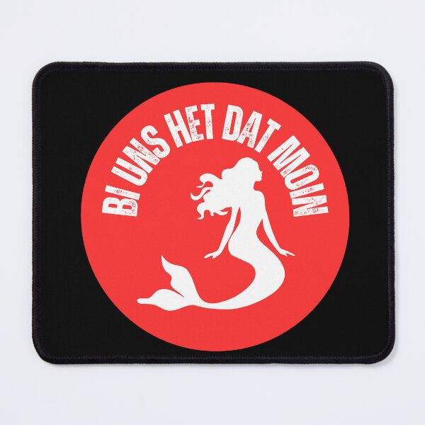 Item preview, Bi uns het dat Moin – Mermaid Design | Northern German | Maritime Coastal Art designed and sold by Fies-und-Fein.