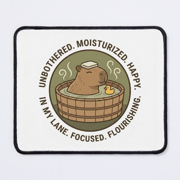Item preview, Capybara Zen Onsen designed and sold by yellowveggiez.