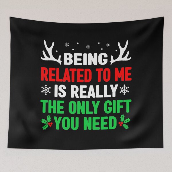 Item preview, Being Related To Me Mens Funny Christmas designed and sold by BaidenNeta.