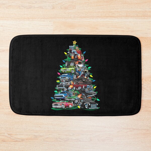 Item preview, Car Madness Christmas Tree Classic Muscle Cars And Hotrods designed and sold by BaidenNeta.