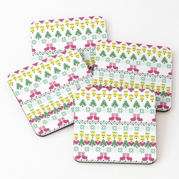 Item preview, Pixel art christmas seamless pattern designed and sold by ChaReePat.