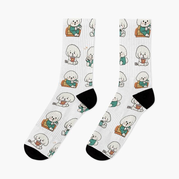 Item preview, Kawaii Bichon Frise Dogs designed and sold by xiao xuans.