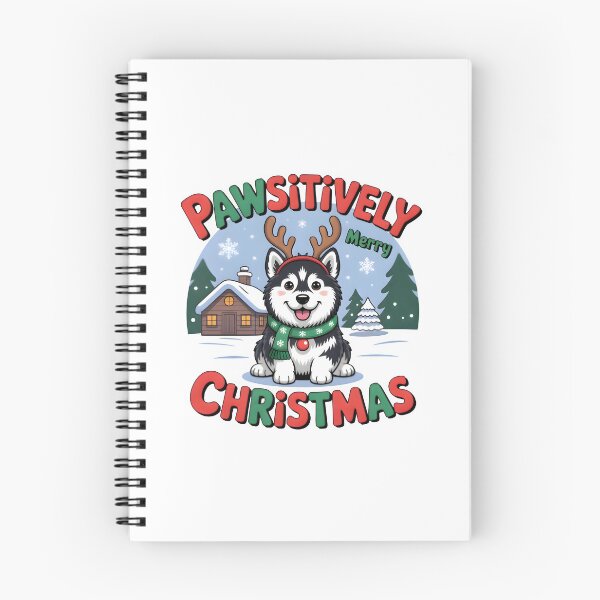 Item preview, Festive Puppy Christmas Design – Cute Dog Cartoon Art | Pawsitively Merry Christmas designed and sold by Style-Sense.