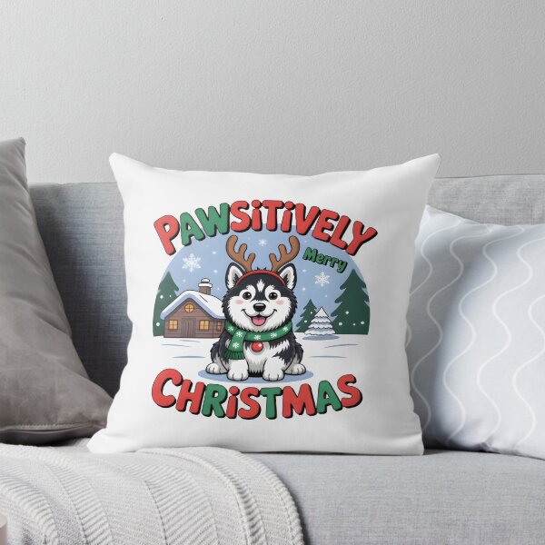 Item preview, Festive Puppy Christmas Design – Cute Dog Cartoon Art | Pawsitively Merry Christmas designed and sold by Style-Sense.