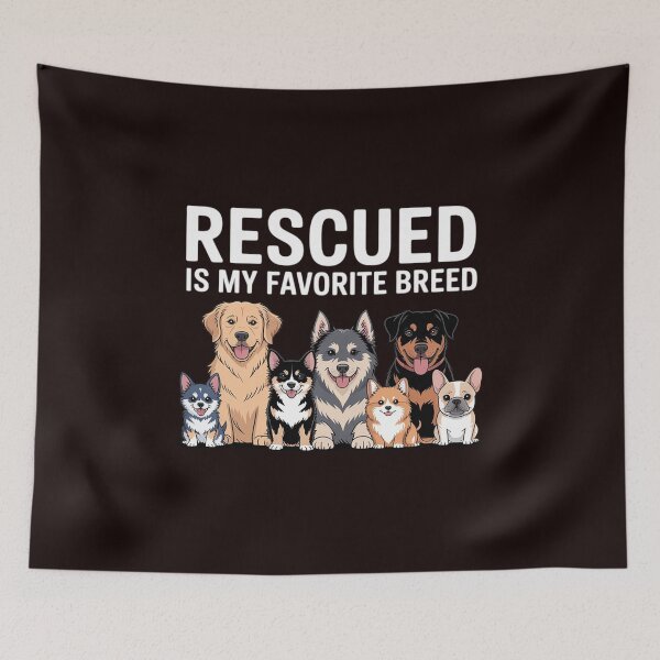 Item preview, Rescued Is My Favorite Breed - Animal Rescue designed and sold by hettingerchaim.