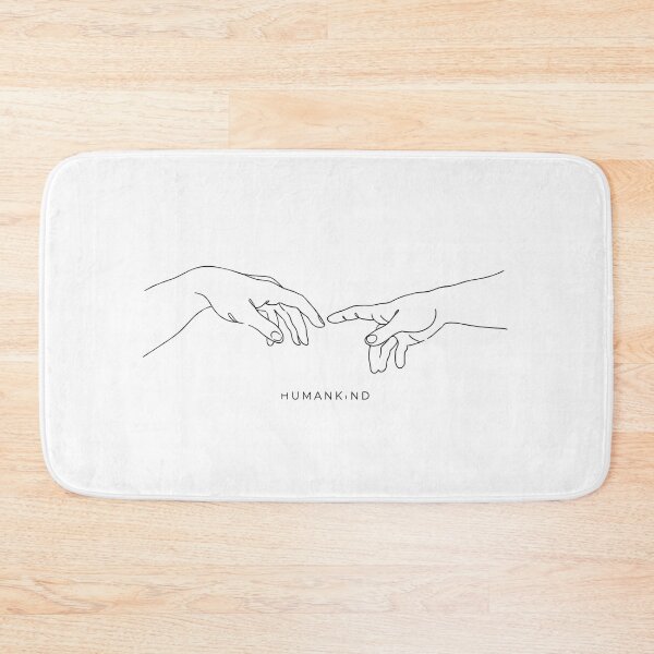 Item preview, Humankind Line Art Hands designed and sold by GenzShoppingHub.