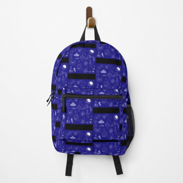 Item preview, Witchy Celestial Pattern Moon Stars Magic On Blue designed and sold by WheatDraft.