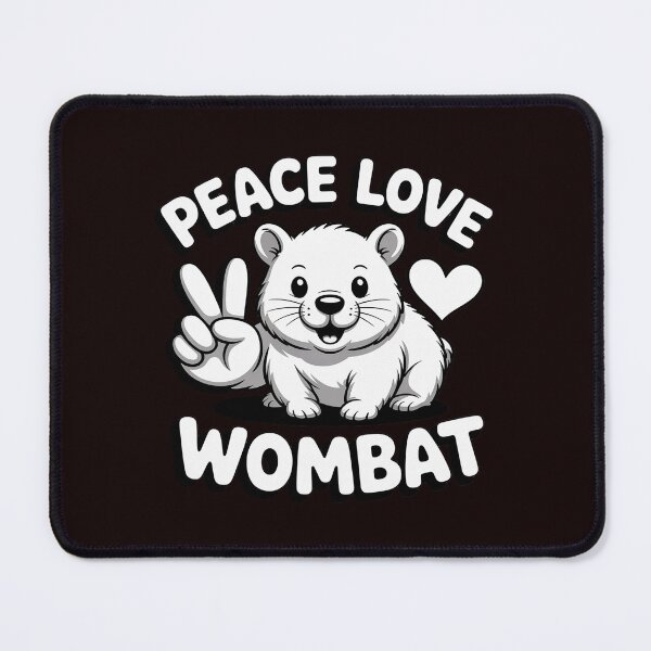 Item preview, Peace, Love Wombat Wombat Lover Animals Lover designed and sold by hettingerchaim.
