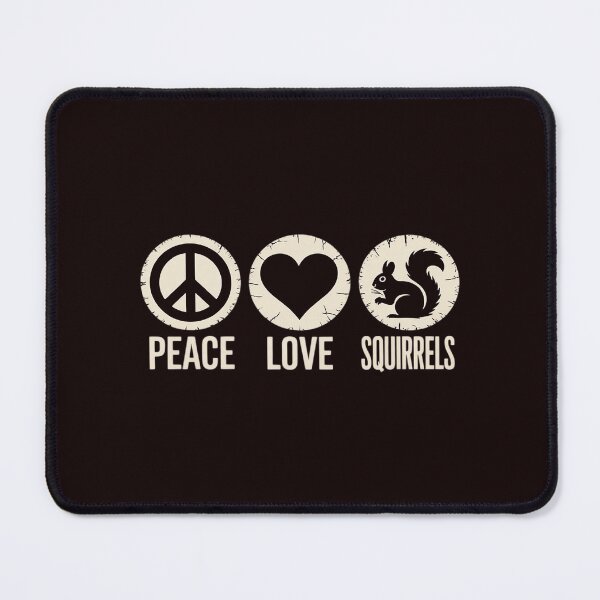 Item preview, Peace Love Squirrels Cute Rodent Women Girls Kids Toddler designed and sold by hettingerchaim.