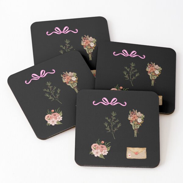 Item preview, cute floral sticker pack designed and sold by SWETA HALDER.