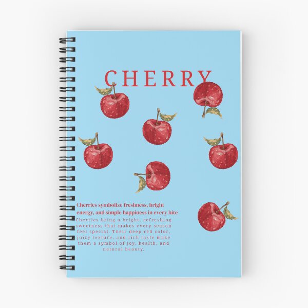Item preview, Cute Cherry Design | Unique Aesthetic Beautifully and Premuim Designed Cherry | Bright Watery and Juicy Cherry Tshirt Design  designed and sold by YasirHamidDesigns .